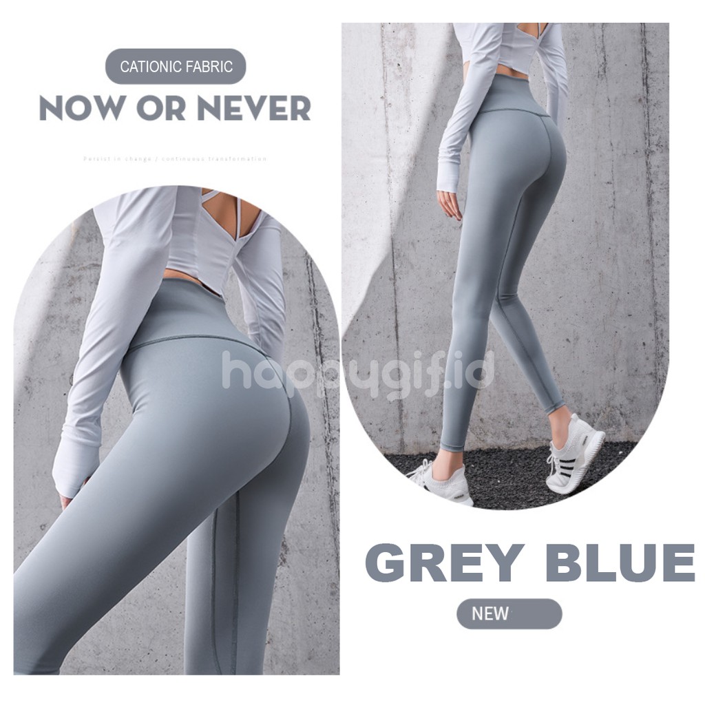 Sport + Yoga Pants Celana Panjang Olahraga Wanita High Waist