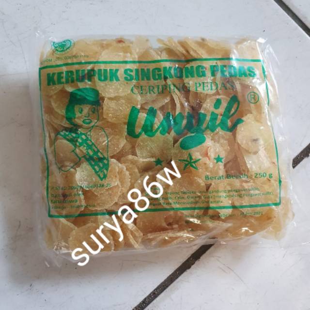 

kerupuk singkong pedas 250gr kerupuk unyil krupuk