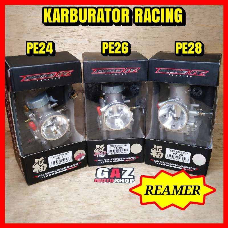 RIDE IT PE / 24 / 26 / 28 Reamer Karbu Racing PE24 PE26 PE28 Karburator Ninja RX king KLX