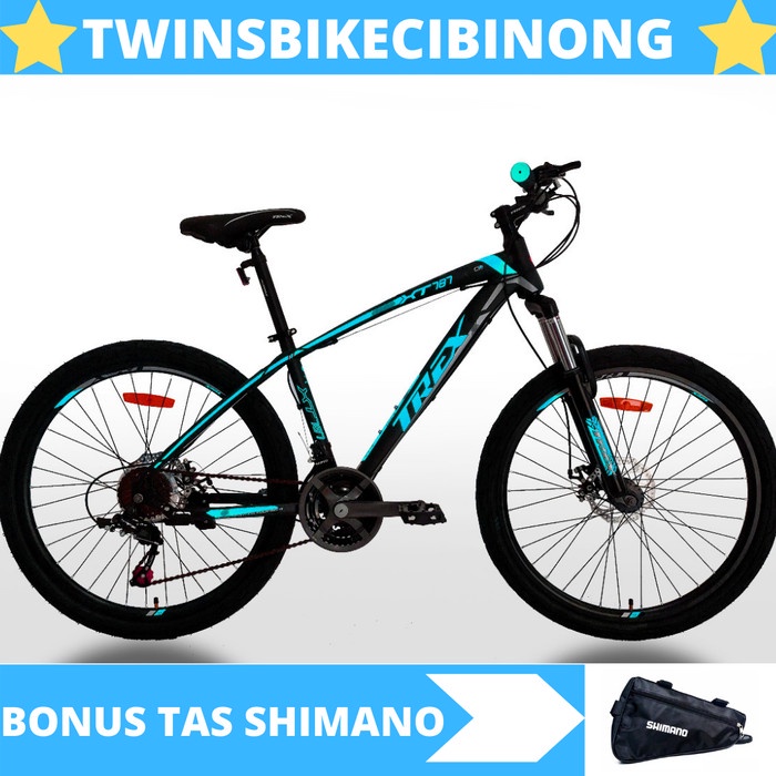 Sepeda Gunung MTB 26 TREX Terbaru - Biru