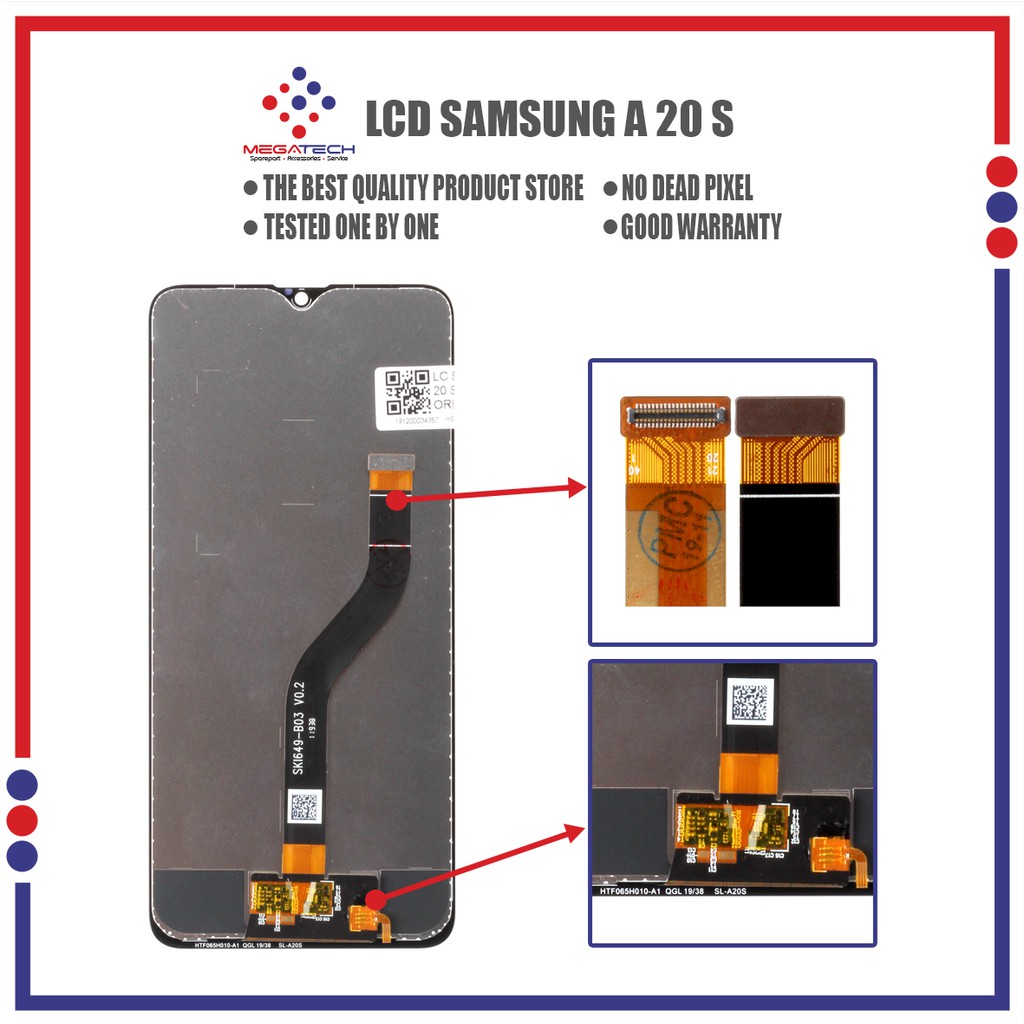 LCD Samsung A20S Fullset Touchscreen