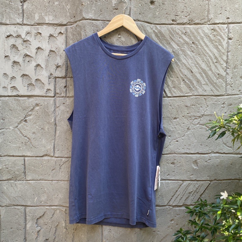 Singlet Billabong Home Goal Muscle Tee Navy Original