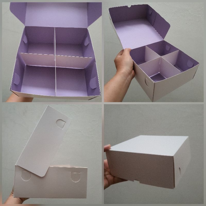 

Dus minichiffon sekat 4 uk. 20x20x8.5cm ( 1 pack isi.10 pcs )