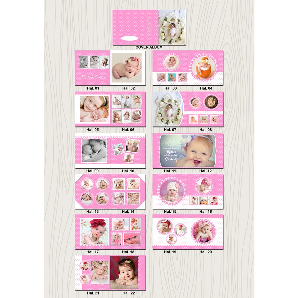Photobook Hardcover ukuran 20x20 cm