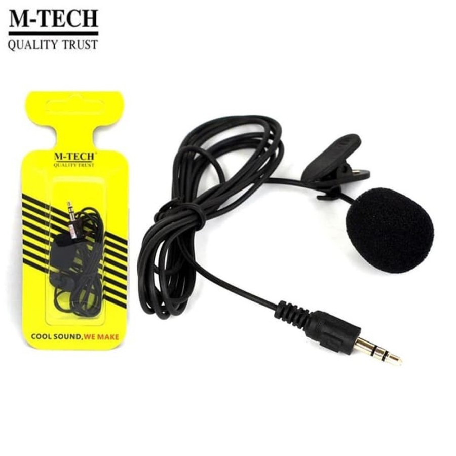 Microphone M-TECH M02 Stereo Jack 3.5MM With TIE Clip