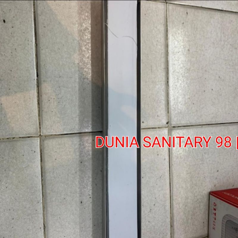 Floor Drain Tile insert Panjang 60cm (58cm) saringan Got Stainless katup/anti serangga