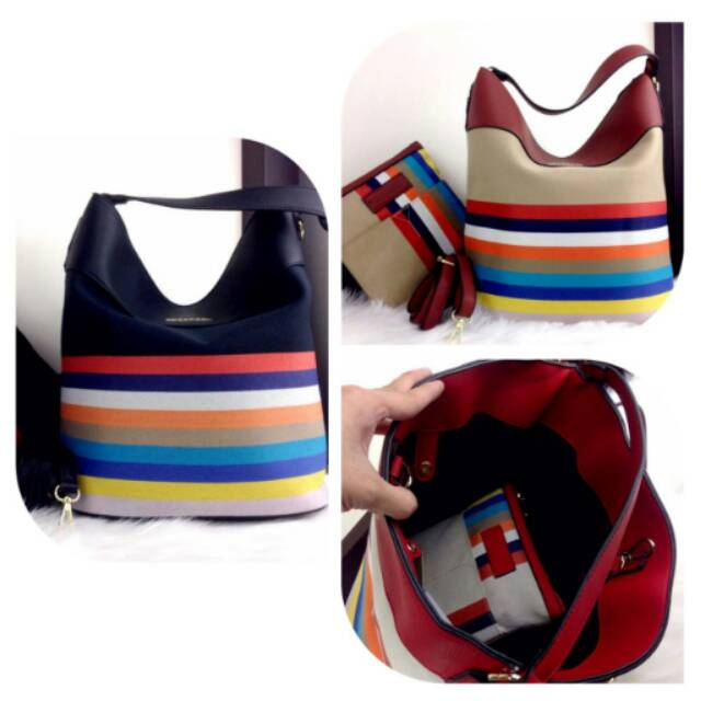 NEW DESIGN...
NEW HOBOReady Burberry Brighton Multi Hobo Bag Set (2 in 1