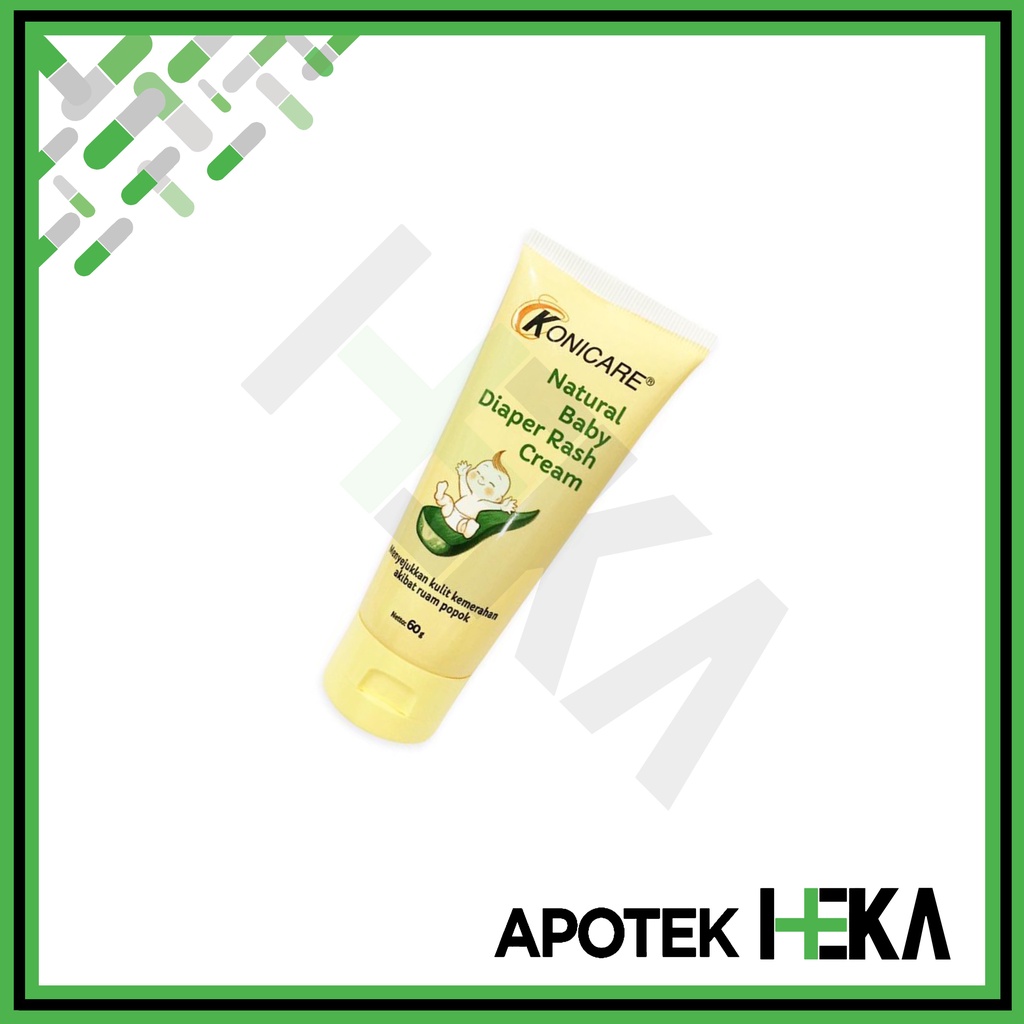 Konicare Natural Baby Diaper Rash Cream - Krim Ruam Popok 60 g (SEMARANG)