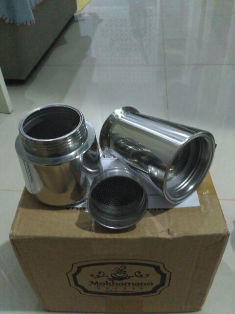 Percolator Espresso Coffee Maker /teko Kopi / Moka Pot Stainless 4 Cup