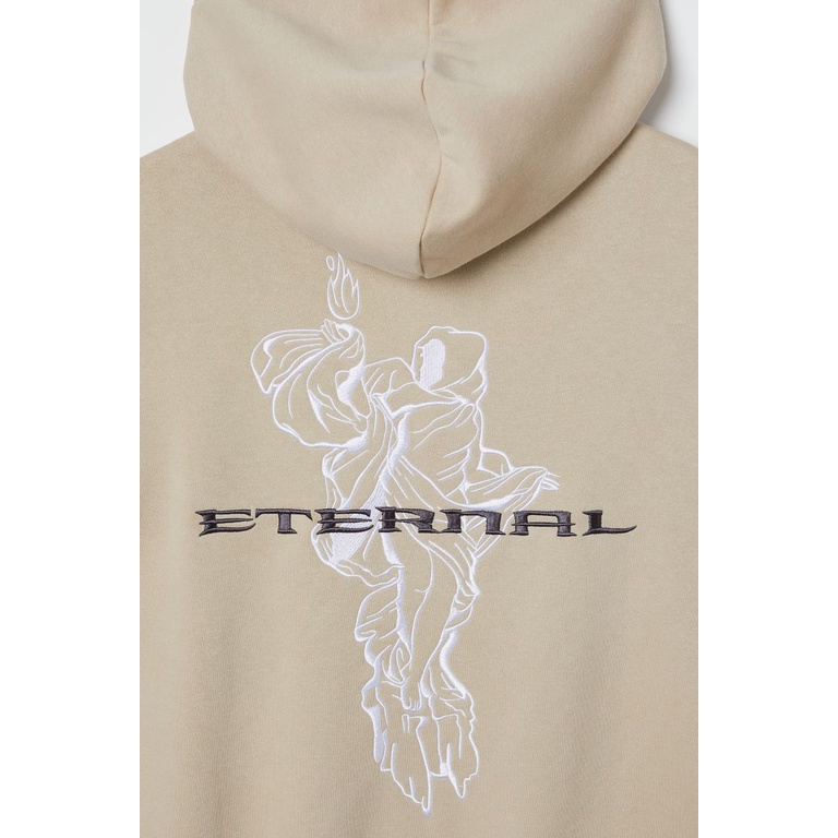 Hoodie HM Eternal Blue Pigeon Sweater Hoodie Eternal Cream