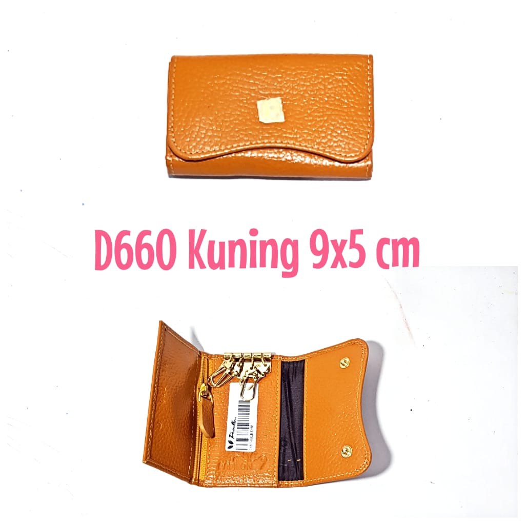 Dompet Papillon Original D660 Kuning Gantungan Kunci