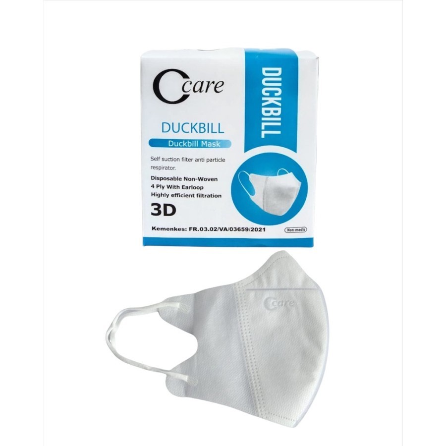 DUCKBILL 4PLY CCARE - MASKER DUCKBILL 4PLY  CCARE