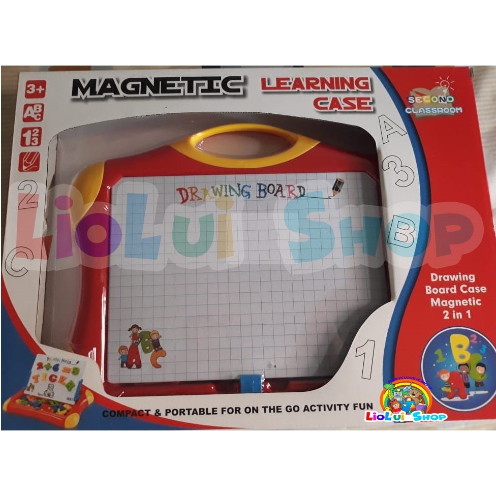 

MAGNETIC LEARNING CASE QJ5580 - MAINAN PAPAN TULIS MAGNET