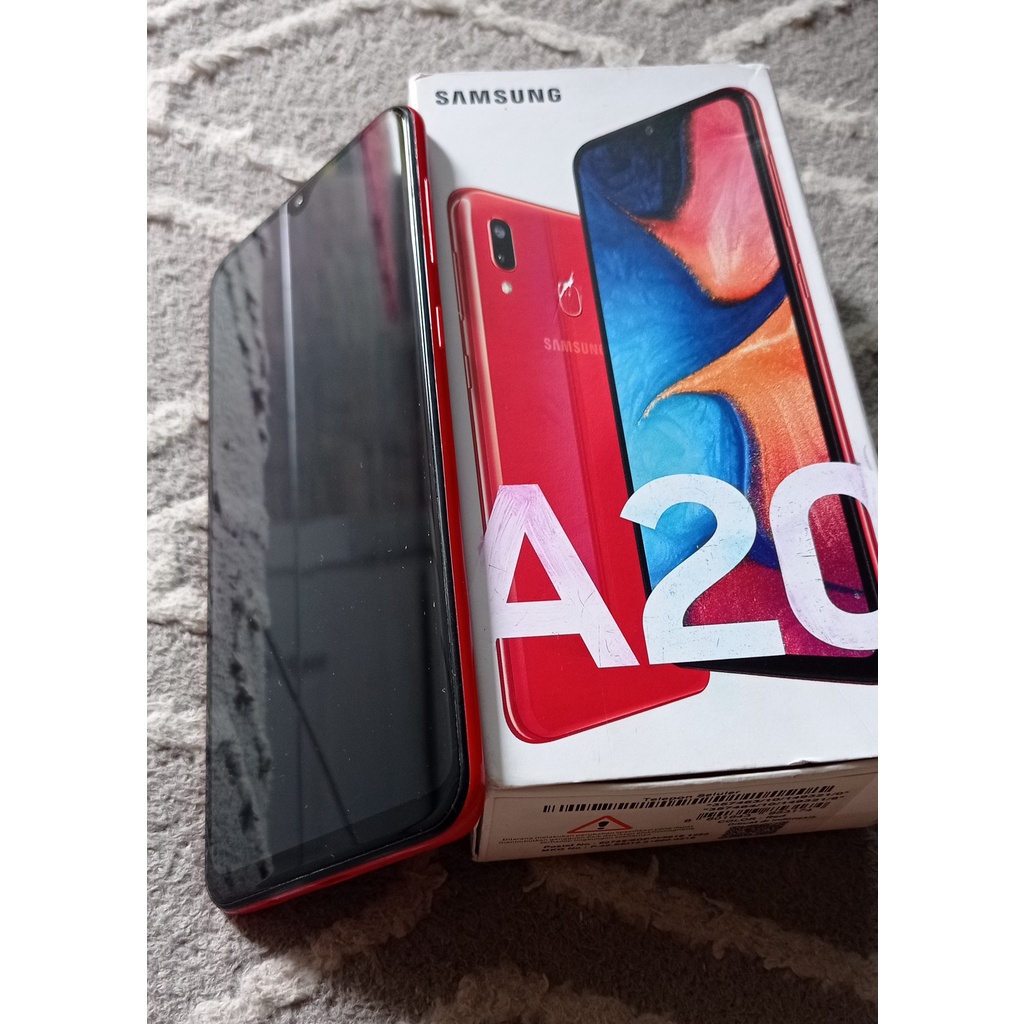 Handphone Hp Samsung Galaxy A20 3/32 Second Bekas Mulus dan Murah