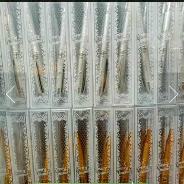 

Souvernir pernikahan pulpen kemasan mika