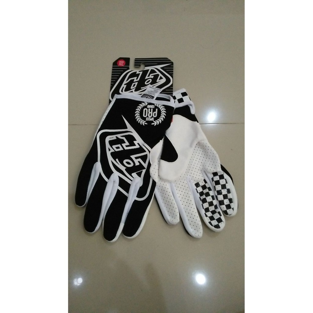 Sarung Tangan TLD Pro Series Warna Hitam Putih