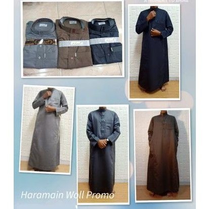 GAMIS TERBARU ( BISA COD ) JUBAH AL HARAMAIN WOLL IMPORT SAUDI BAHAN HALUS TEBAL DAN LEMBUT Gamis Ha