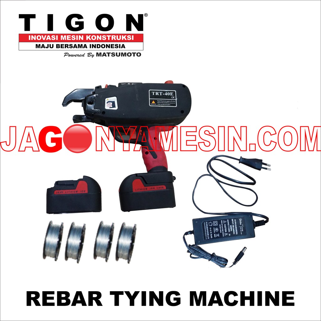 PENGIKAT BEHEL PENGIKAT KAWAT REBAR TYING MACHINE TIGON TRT-40 E