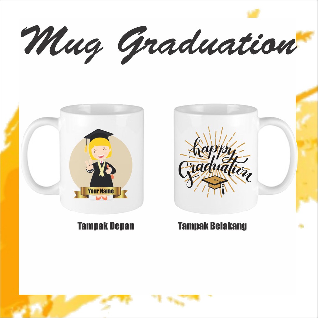 Kado Mug Graduation ll Custom Nama