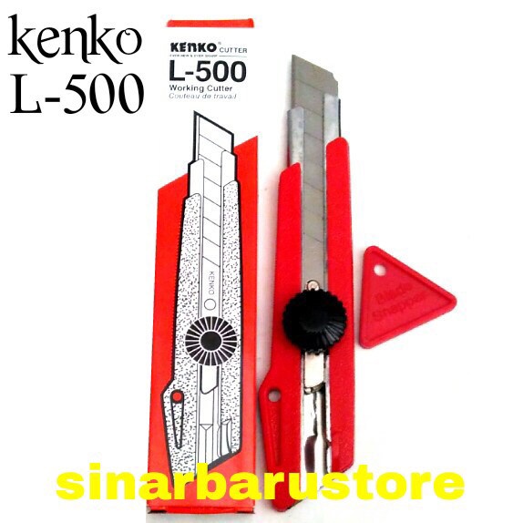 

Terlaris Pisau Kater/Cutter Kenko L500 (Besar) Hemat