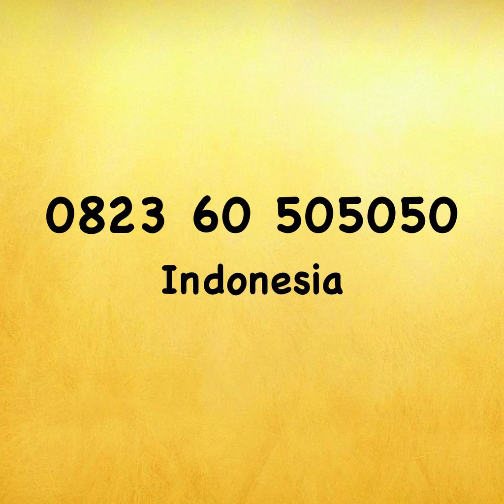 Nomor Cantik Kartu AS Triple AB - 50 - 5050 - 6050 - 0823 60 505050