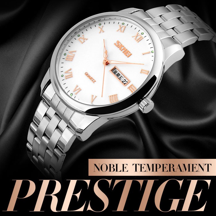 SKMEI Watch 9110 Original Water Resistant 50M - Gold