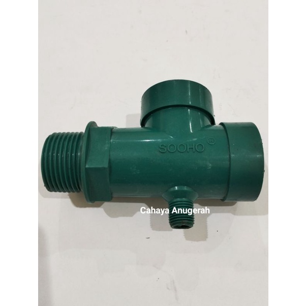 Tee Pompa Hijau / T Cabang 3 / Tee PVC Hijau Pompa Air