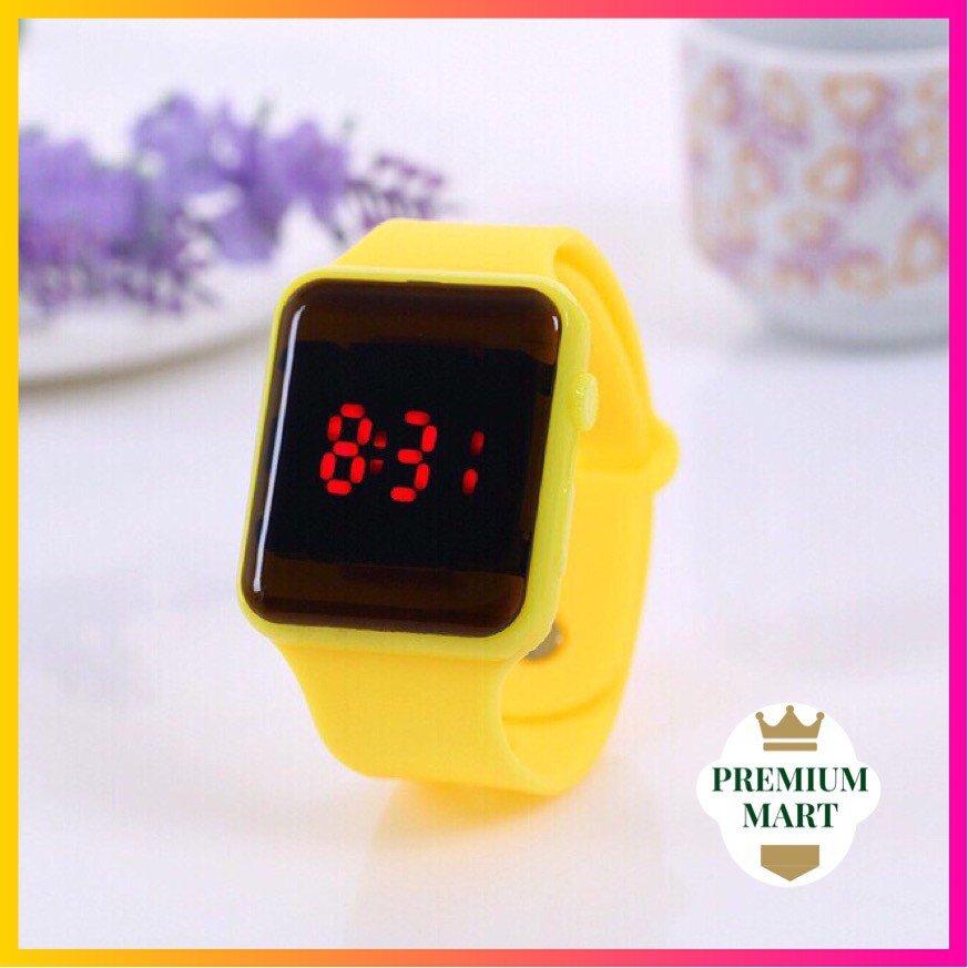 Jam Tangan Digital LED Display Watch Elektronik Watch Fashion [Ready 12 Warna]