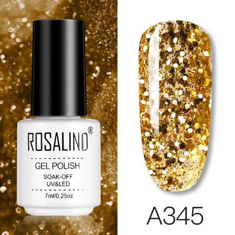 ROSALIND GLITTER SERIES W 7ml - KUTEK GEL -  GOLD SERIES