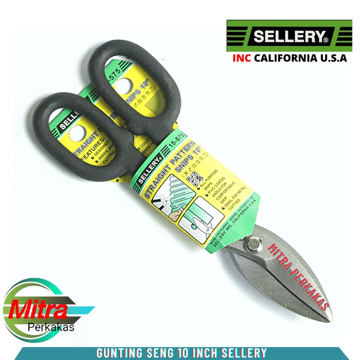 

Sellery Gunting Serbaguna Seng/Kawat/Plat / STRAIGHT PATTERN SNIPS