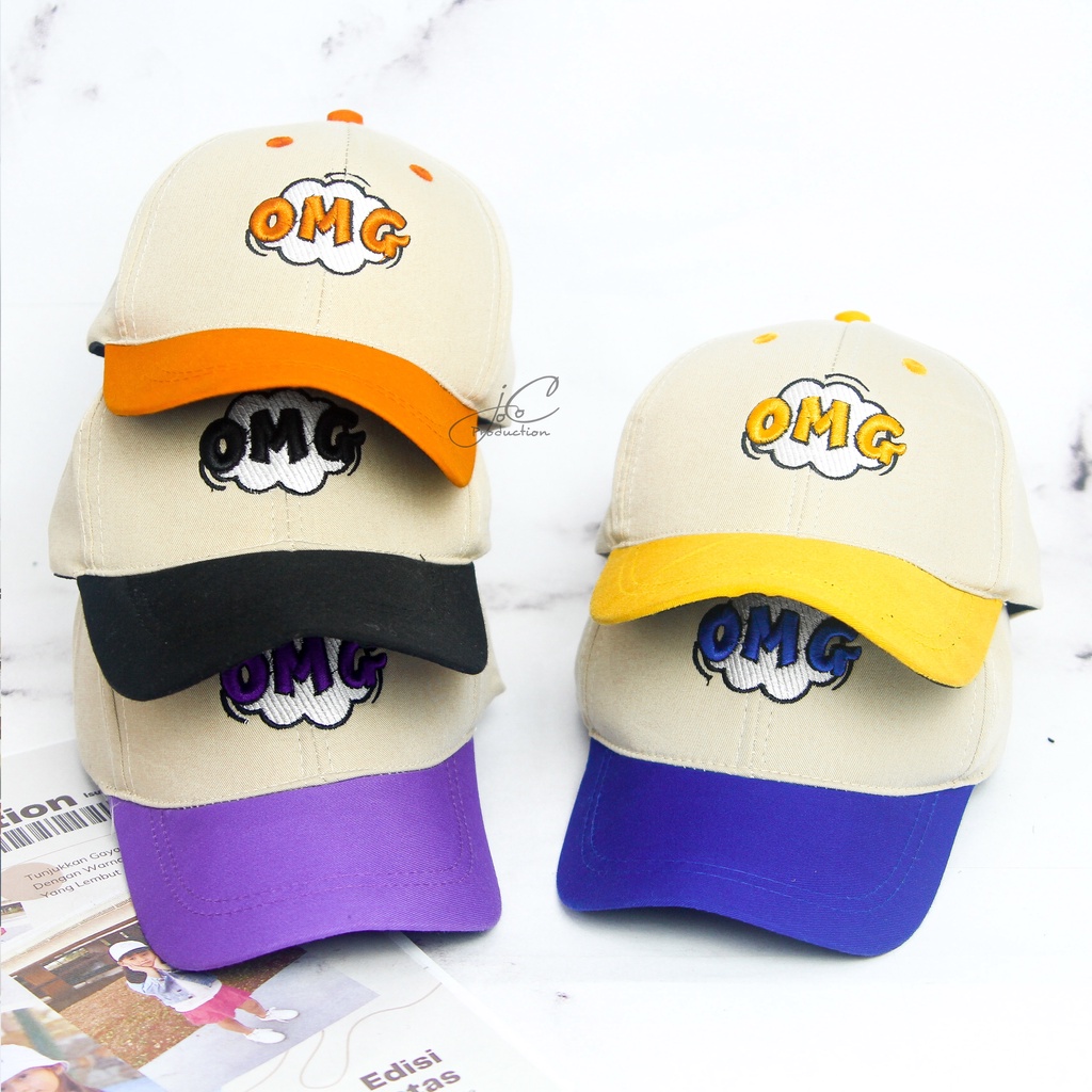 Jocoproduction - Topi Anak BASEBALL Premium Bordir OMG Awan