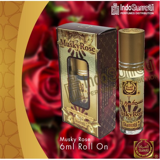 Parfum MUSKY ROSE 6ml Roll On | Parfum Surrati | Surrati Perfumes |  Parfum Surrati | Bibit Minyak |  Surrati Perfumes| Original Product | Surrati Factory Holly Makkah KSA