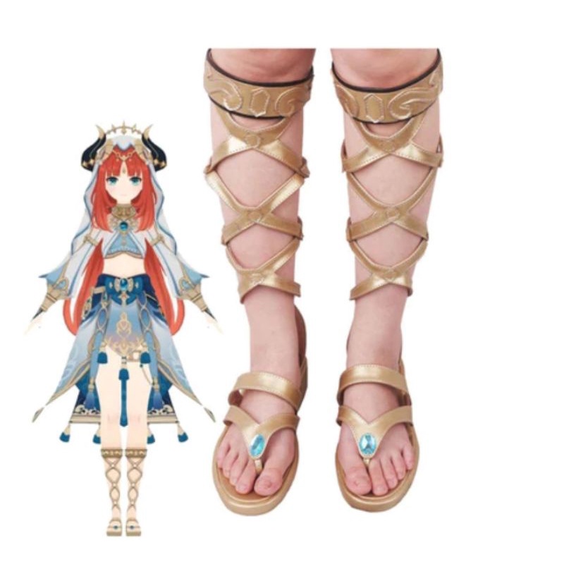 nilou genshin sandal cosplay