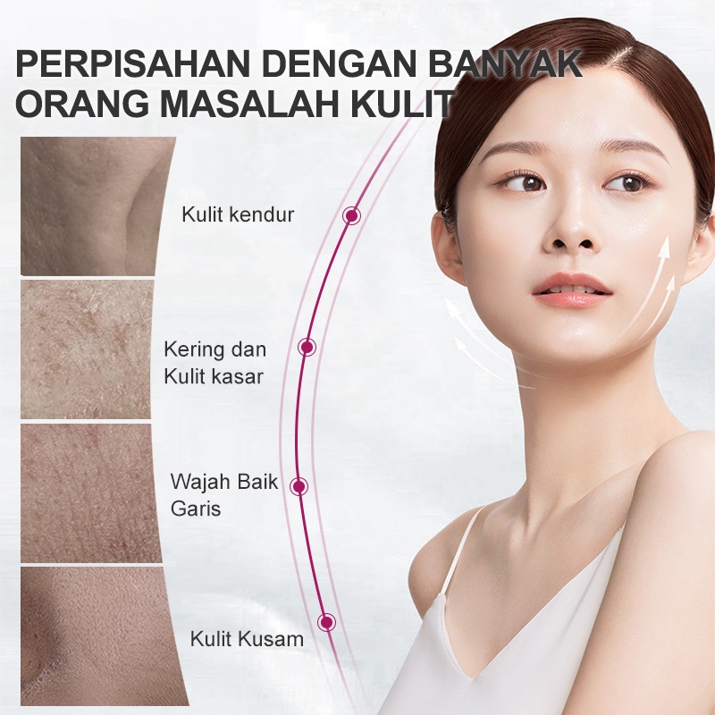 [BPOM]RtopR Asam Hyaluronic Kolagen Serum Wajah Serum Wajah Perawatan Jerawat Esensi Perawatan Kulit Anti-Kerut Pemutih Serum Wajah 20ml