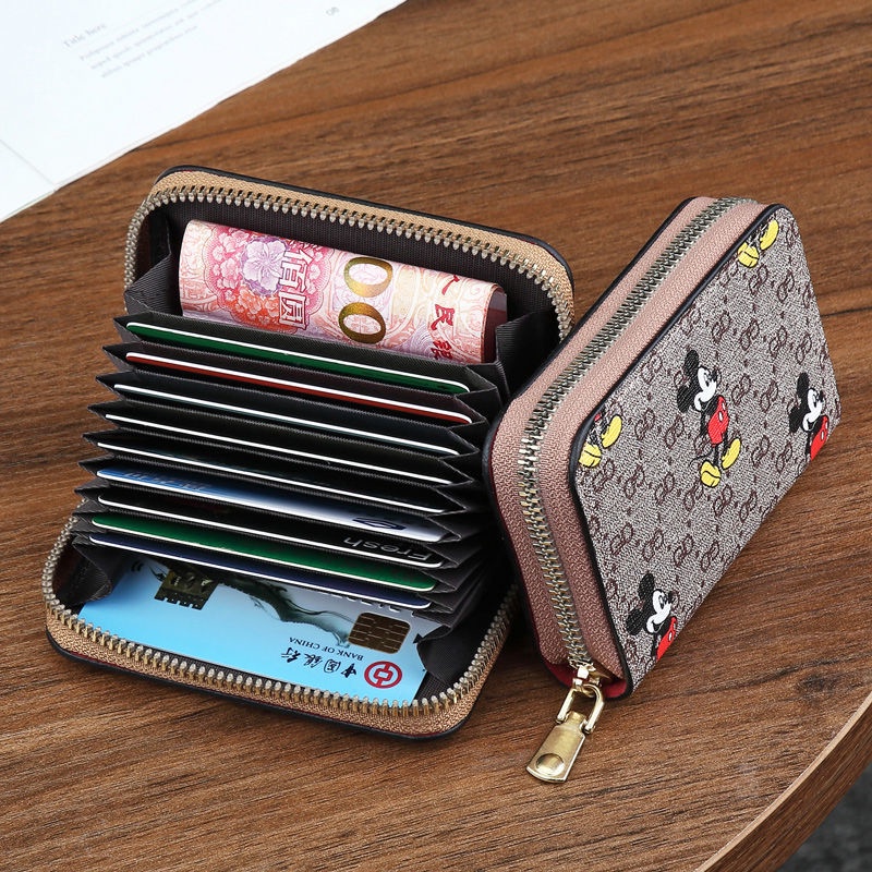 ( GS ) DOMPET KARTU WANITA / CARD HOLDER LUCU WANITA MOTIF MICKEY MOUSE