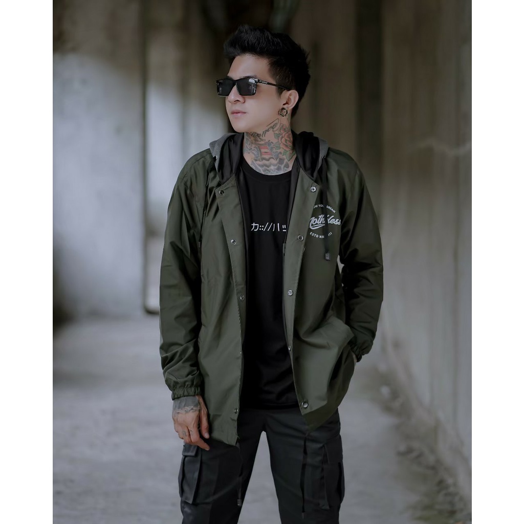 Jaket parasut coach hoodie mtbs - jaket parasut coach pria terbaru