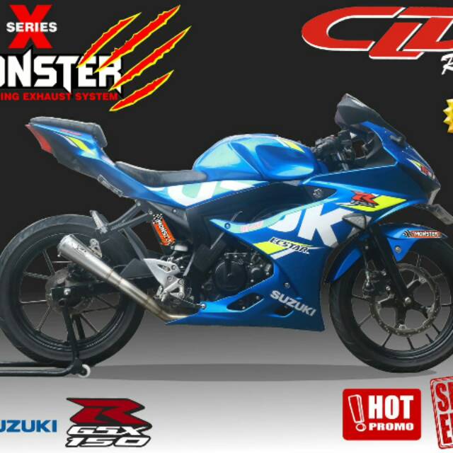 KNALPOT GSX 150 CLD MONSTER X SERIES