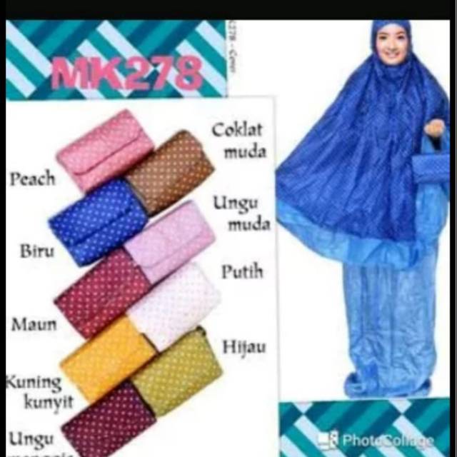 Mukena parasut abutai