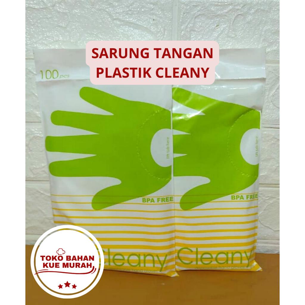 1 PACK SARUNG TANGAN PLASTIK CLEANY DAN ECO GLOVES