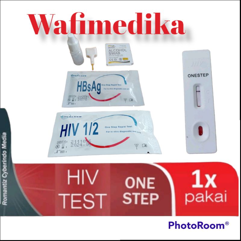Jual alat uji HBsAG Hepatitis B dan HIV 1/2 akurat mandiri satuan