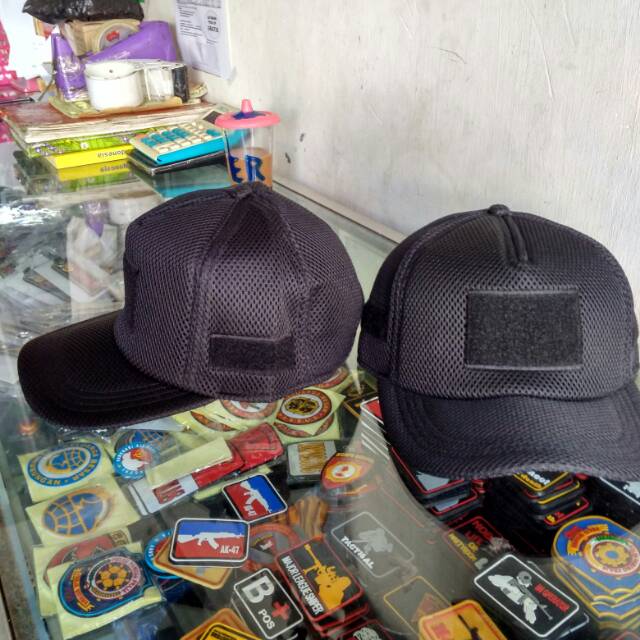 TOPI JARING HITAM GRADE-A PREMIUM