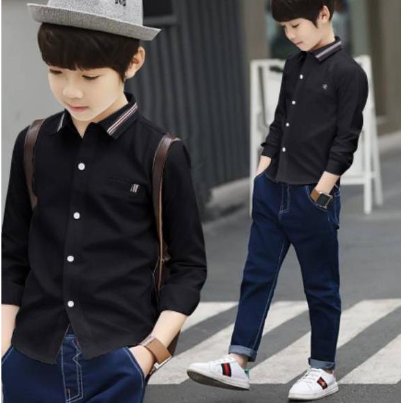 ➹ DVC/ Kemeja REYNOLD Kids/ Kemeja Anak Pria/ Kemeja Anak Laki Laki/ Atasan Anak Laki Laki ☞