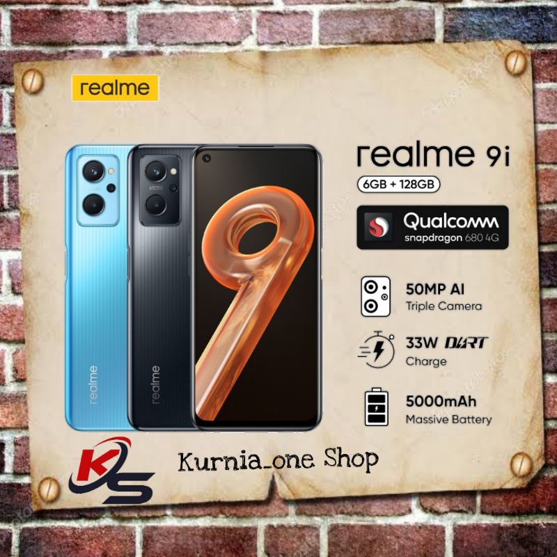 Realme 9i 6/128 GB Garansi Resmi