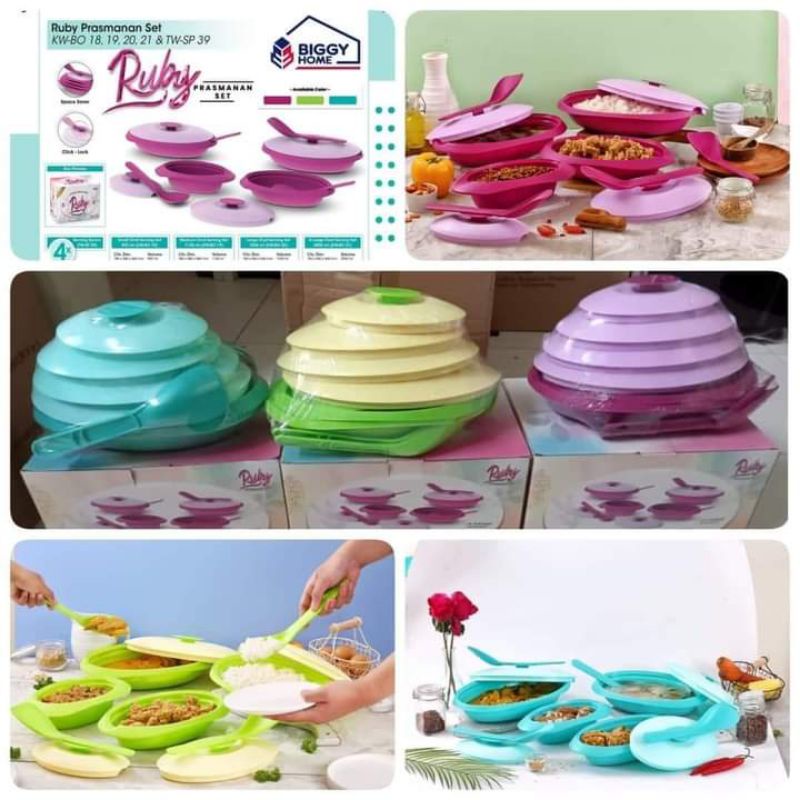 PRASMANAN RUBY BIGGY SET ( UNGU DAN TOSCA)