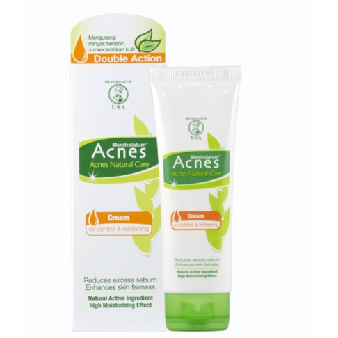 Acnes Natural Care Oil Control &amp; Whitening Cream 40 gr