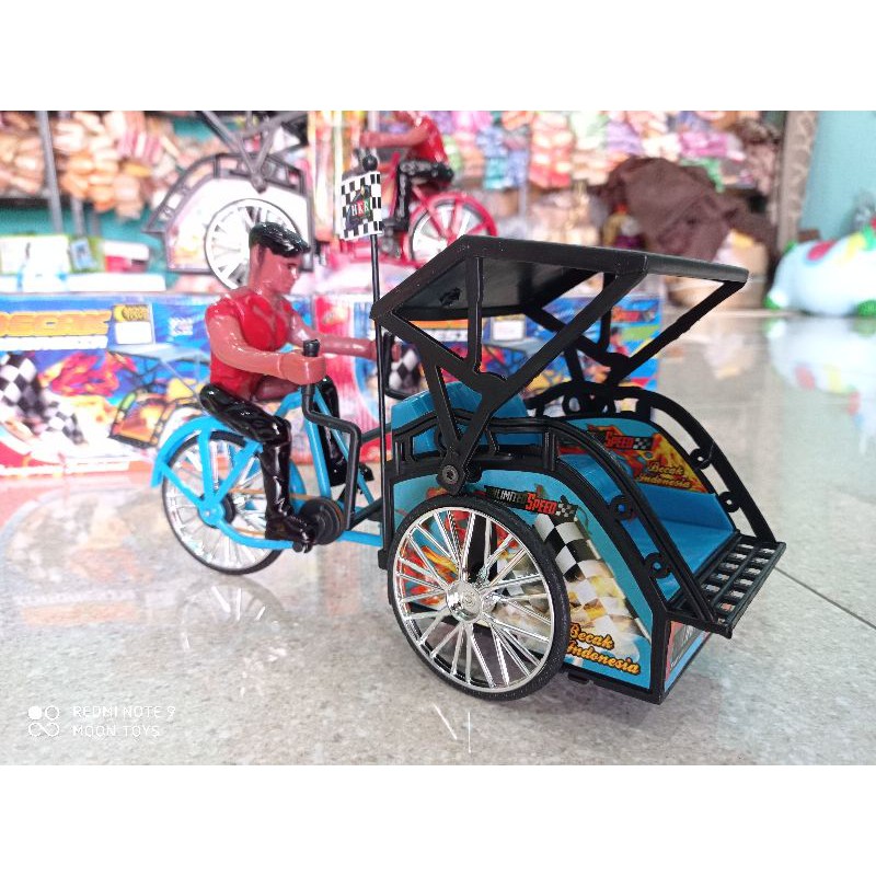 MAINAN BECAK INDONESIA - MAINAN KENDARAAN ANAK "66-688"