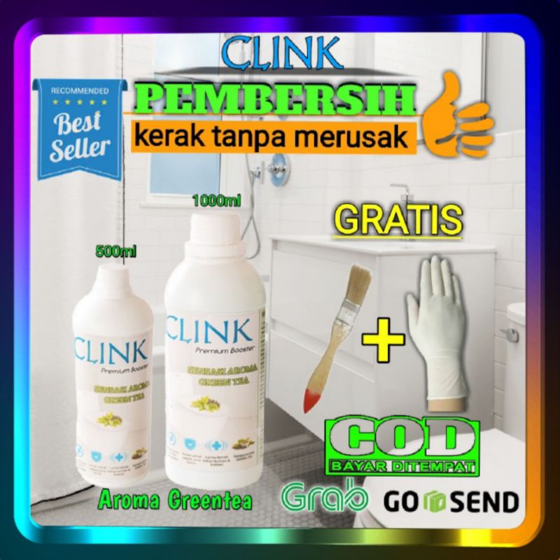 PEMBERSIH TOILET CLOSET WC KERAK KERAMIK PORSELEN SHOWER KACA LANTAI KAMAR MANDI CLINK CAIRAN PEMBERSIH KERAK KAMAR MANDI PALING AMPUH