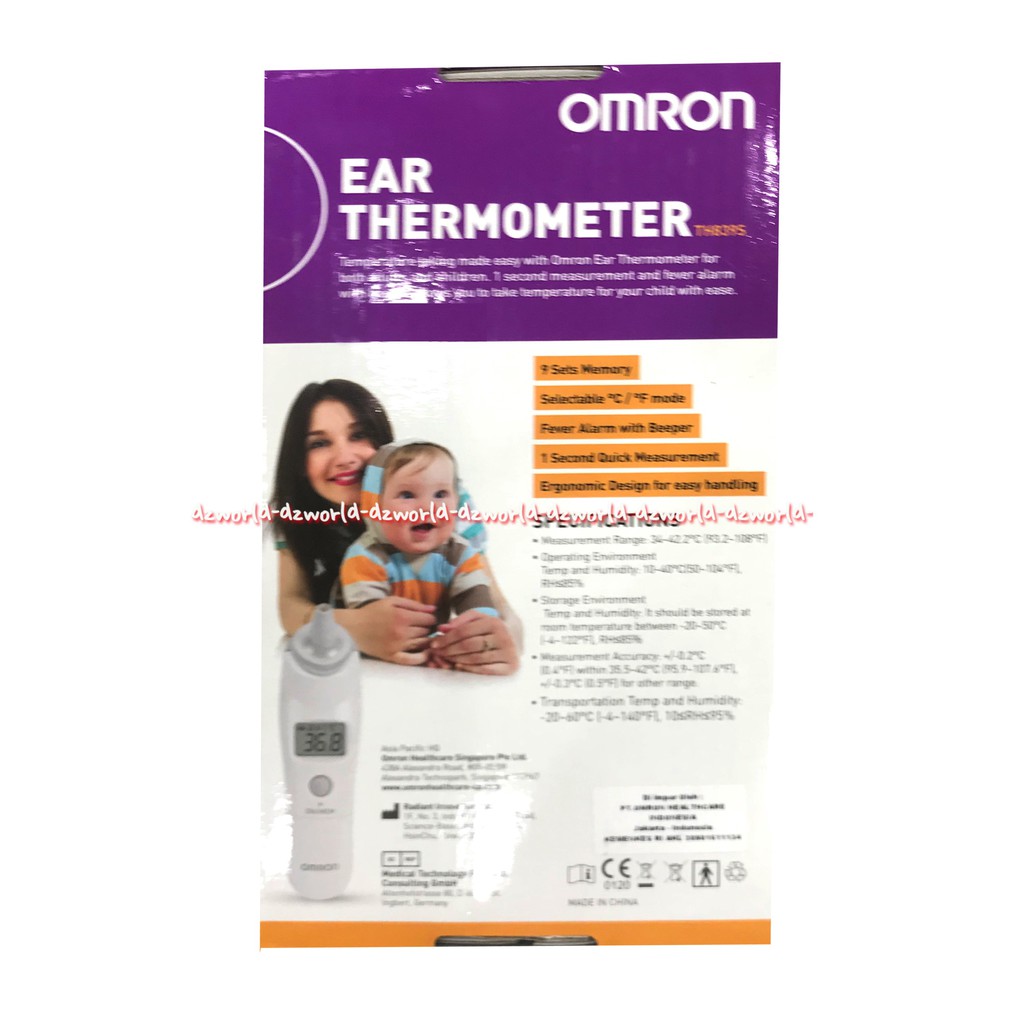 Omron Ear Thermometer Pengukur Demam Ditelinga Termometer