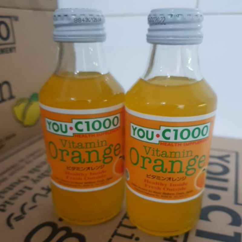 You C 1000 Rasa Orange Botol Kaca 140 Ml Shopee Indonesia