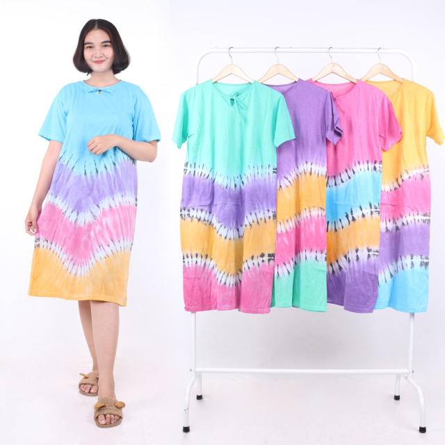 SIMIFASHION baju rumahan daster homedress bahan kaos  